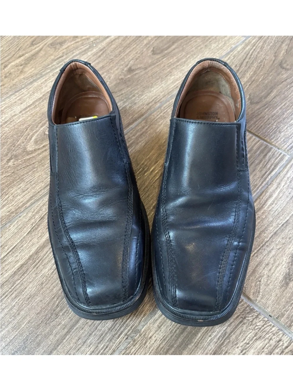 Johnston & Murphy XC4 Waterproof Sheepskin Slip On Loafers 9.5 XW Black